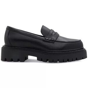 Aldo Bigstrut Lug Sole Loafer - Black Smooth New Without Box!